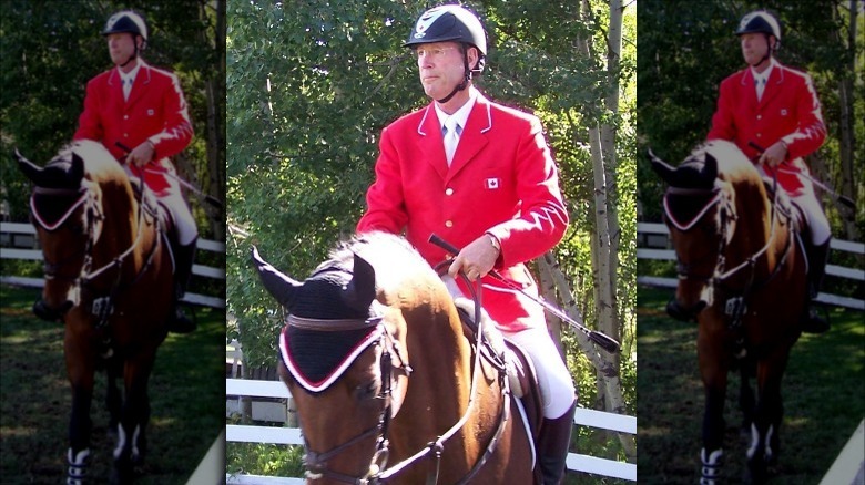 Ian MIller on his horse in 2007