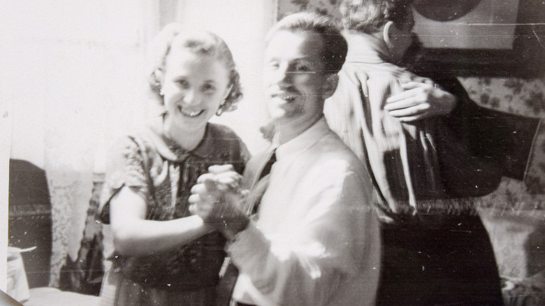 Couple dancing in 1952