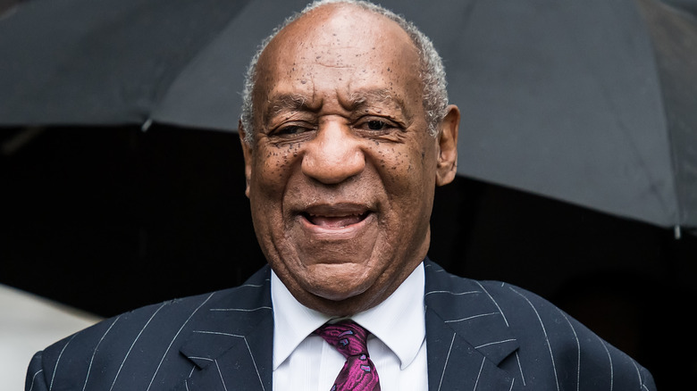 Bill Cosby arriving at court