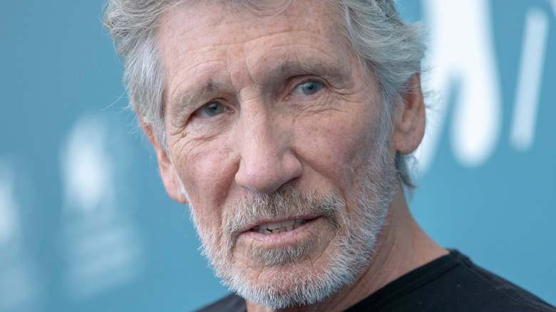 Roger Waters staring ahead