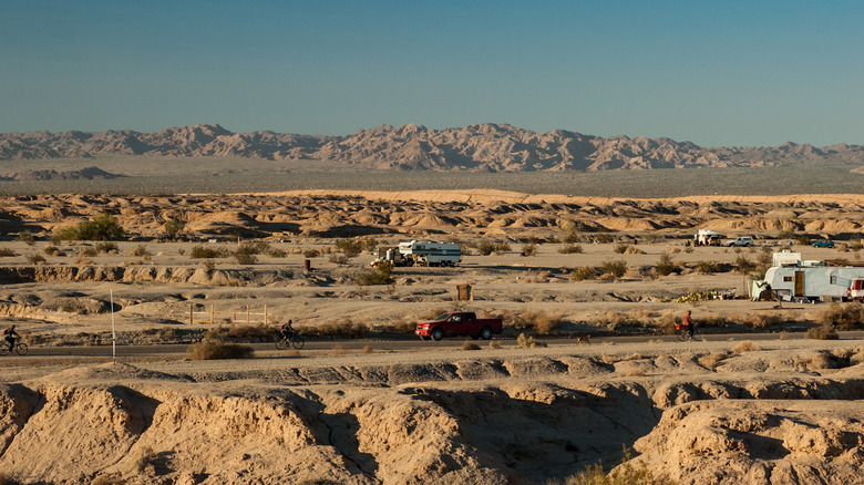 View of Slab City