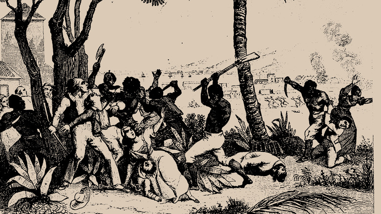 Depiction of Haitian Revolution, 1791