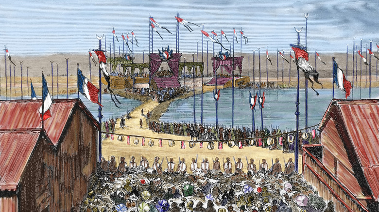 illustration Suez Canal, 1870