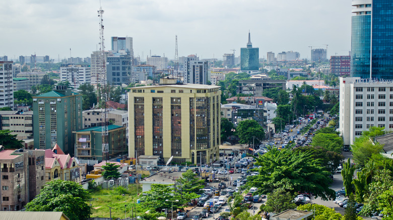 Buildings in Lagos skyline