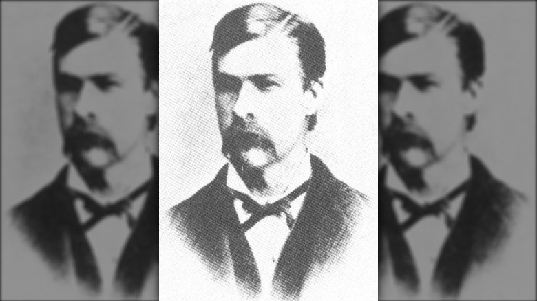 Morgan Earp with handlebar moustache