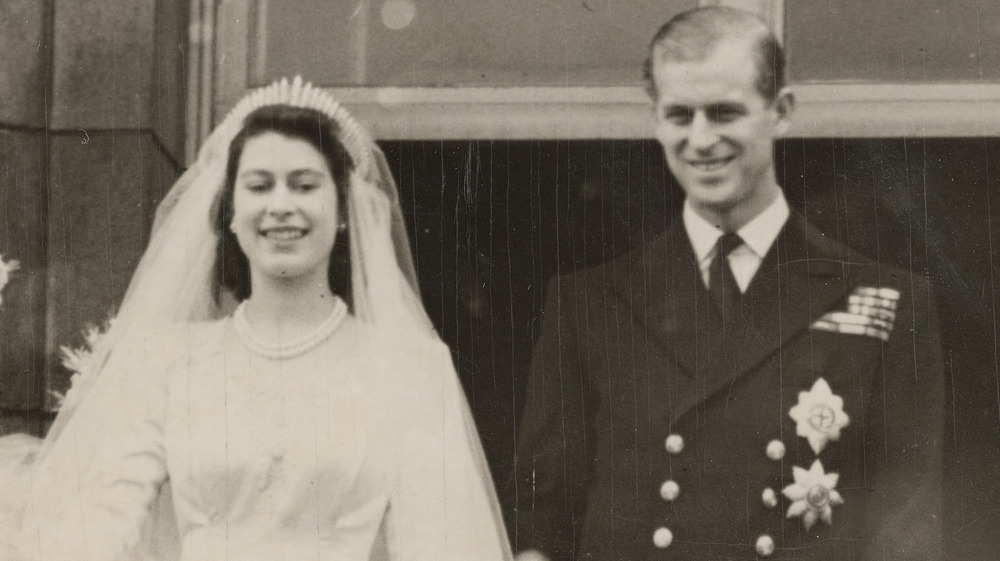 Wedding day: Elizabeth and Philip