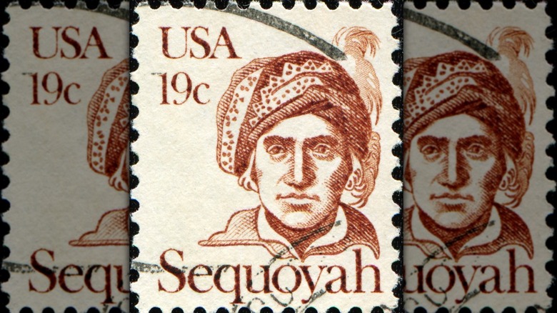 Sequoyah stamp