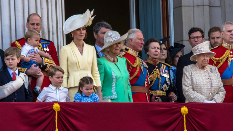 The Queen and her Family at Buckingham Palace
