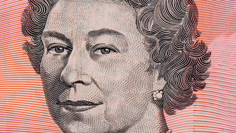 Queen Elizabeth on Australian Banknote 