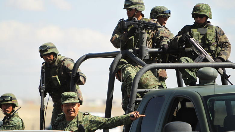 Armed Mexican authorities