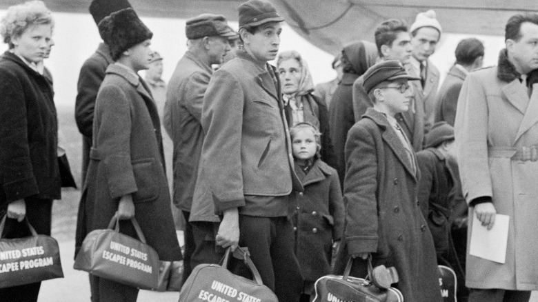Hungarian refugees 1956