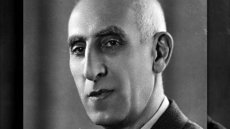 Mohammad Mossadegh profile portrait
