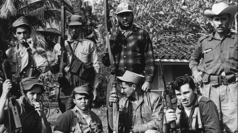 Cuban army soldiers during Bay of Pigs