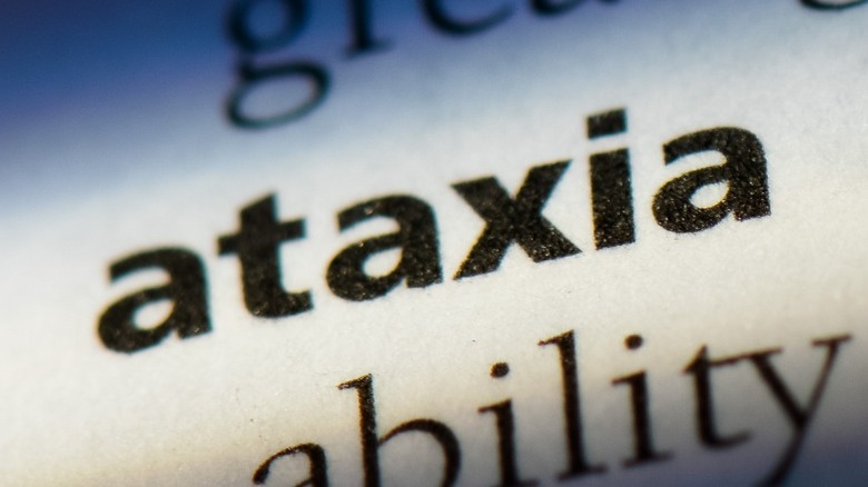 dictionary entry for ataxia