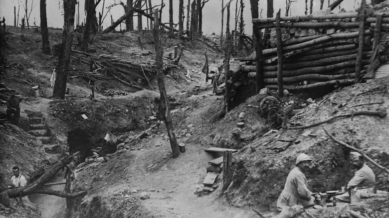 The Somme world war I trenches