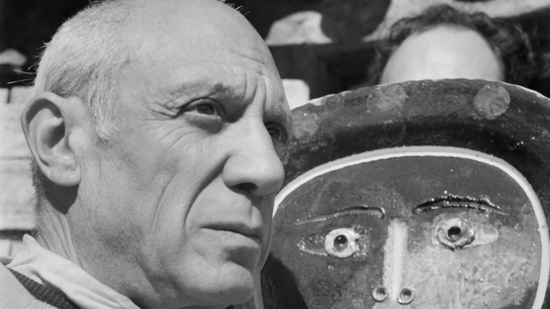 Pablo Picasso looking to the side
