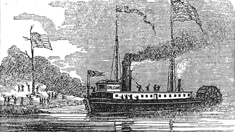 The Orleans, or New Orleans, first steamboat on the Ohio and Mississippi