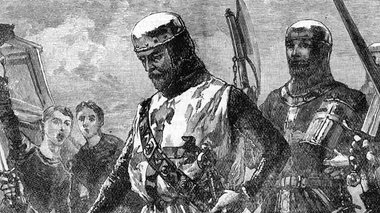 King Richard on crusades