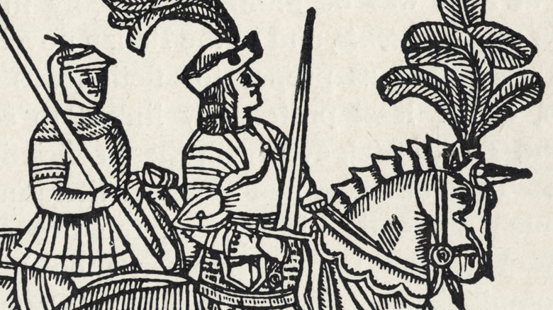 King Richard I on horseback