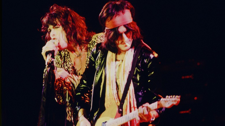Steven tyler and joe Perry onstage