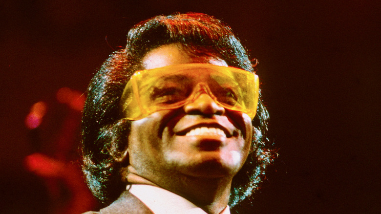 James Brown posing for a photo