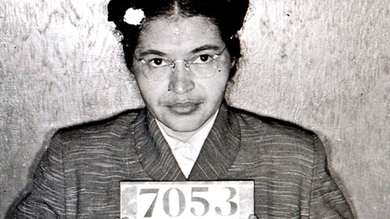 Rosa Parks mug shot in 1955
