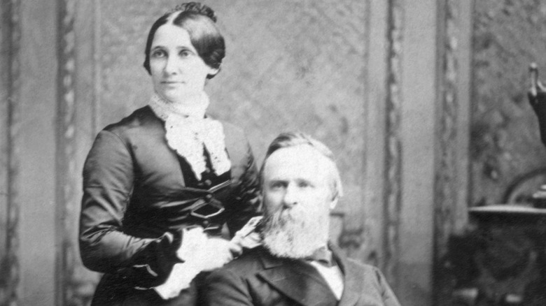 Hayes and his wife, Lucy
