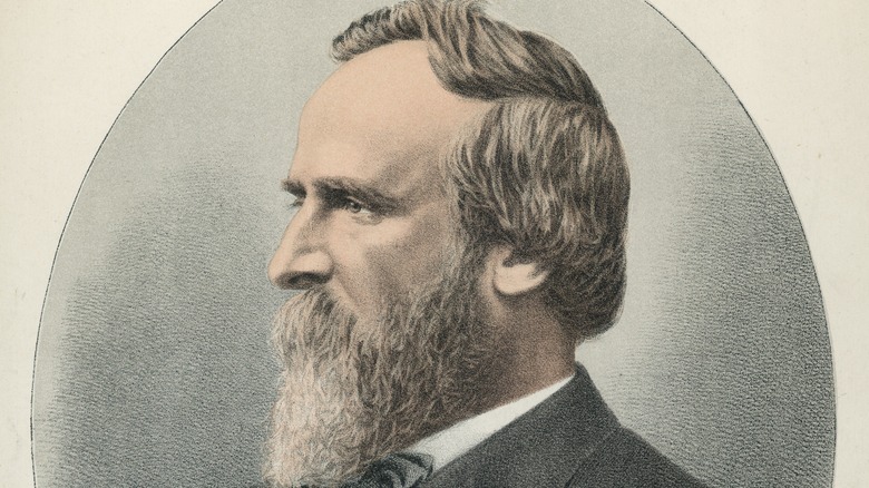 Rutherford B. Hayes in profile