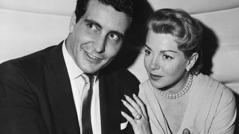 Johnny Stompanato and Lana Turner out for dinner