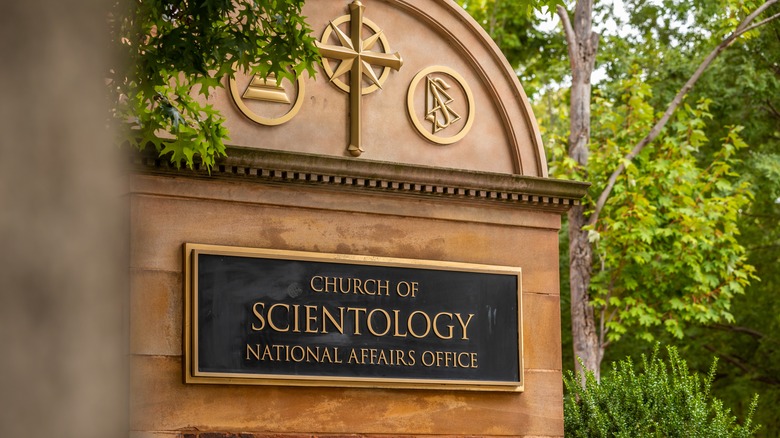 Scientology church sign 