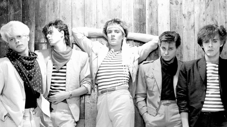 Duran Duran in 1981, black and white