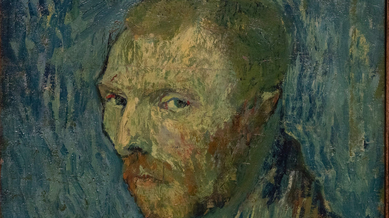 Vincent van Gogh's self-portrait looking to the side