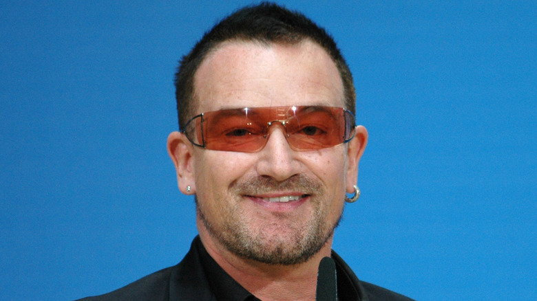 Bono smiling
