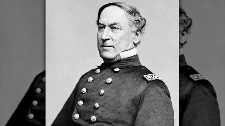 David Farragut portrait in uniform