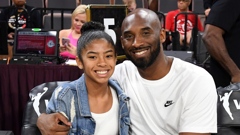 Kobe and his daughter 