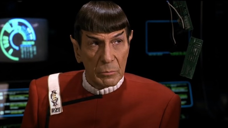 Leonard Nimoy as Spock in "Star Trek VI"
