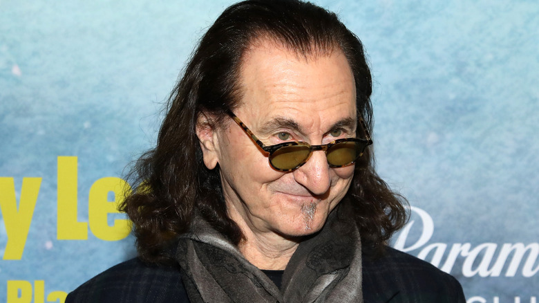 geddy lee looking out under sunglasses