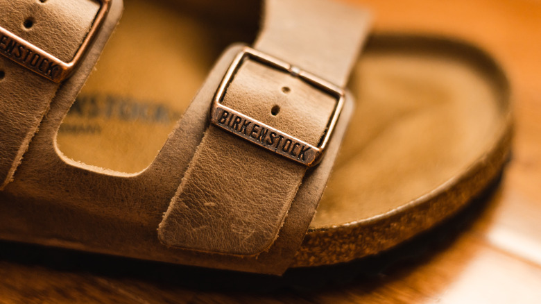 Birkenstock sandal close up