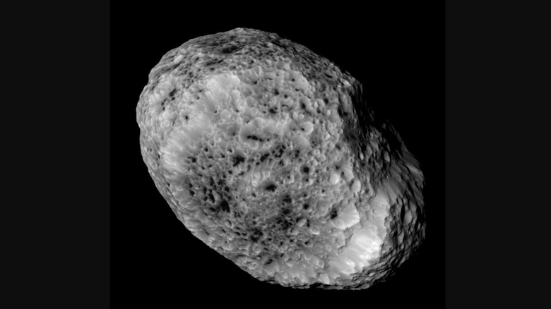 Hyperion, a moon of Saturn
