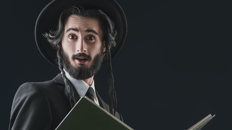 Orthodox Jewish man with sidelocks