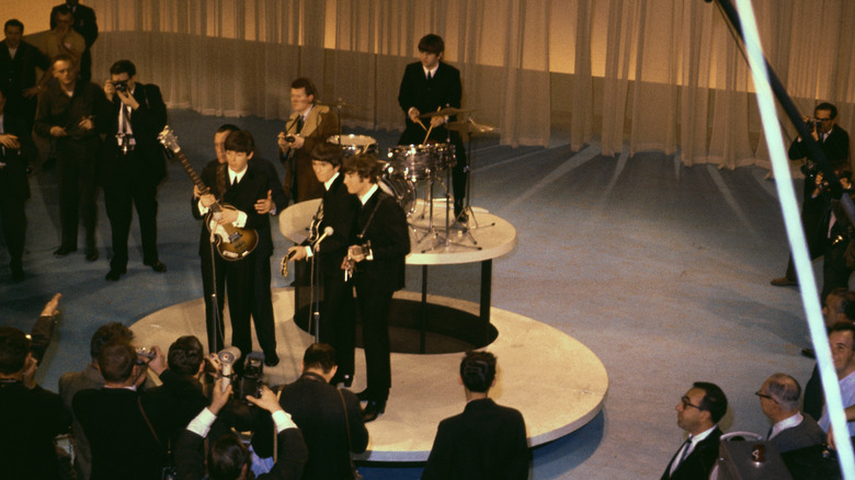 aerial view 1965 Beatles in concert
