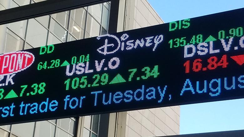Disney stock ticker