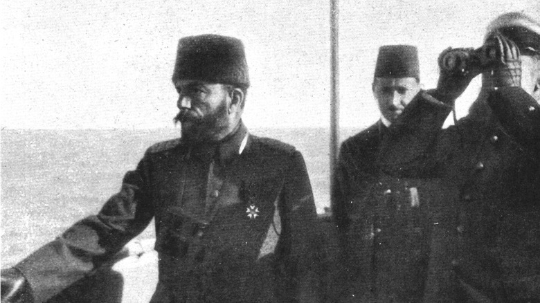 Djemal Pasha looking into the distance
