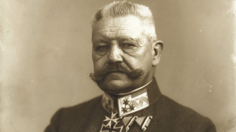 Portrait of Paul von Hindenburg in uniform