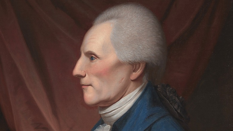 profile painting Richard Henry Lee