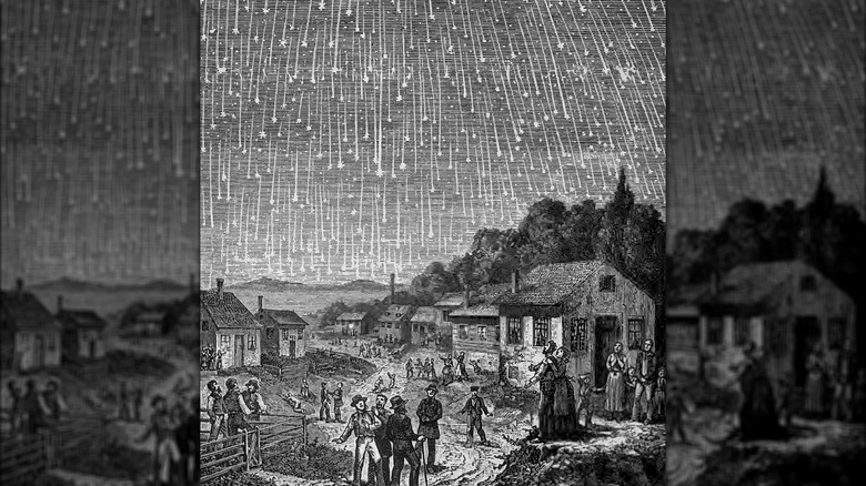 Depiction of 1833 Leonid Meteor Storm