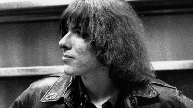 Dave Alexander of the Stooges looking to the side