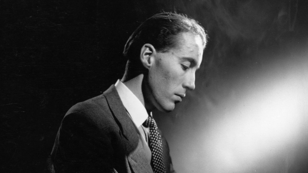 Sir Christopher Lee as a young man.
