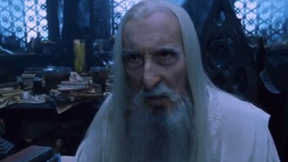 Sir Christopher Lee as Saruman 