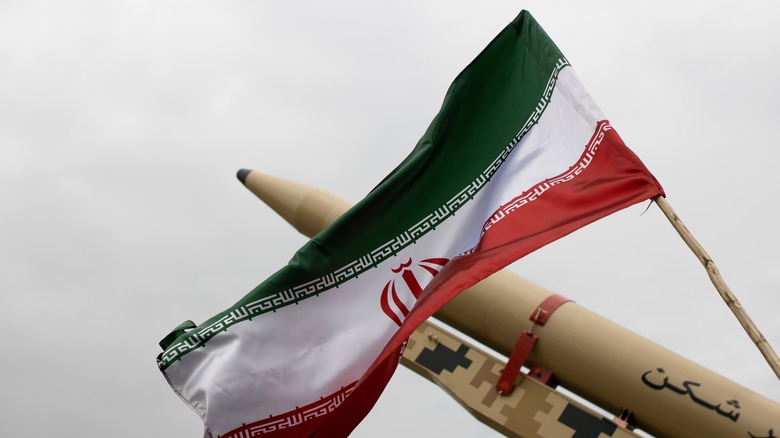 Photo of Iranian flag